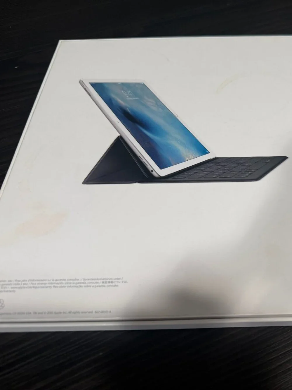Apple Smart Keyboard for the 12.9-inch iPad Pro (1st or 2nd generation).